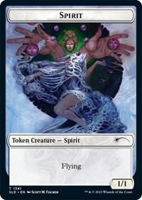 Spirit (SLD) // Ajani's Pridemate Double-sided Token, Secret Lair Drop Series