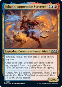Johann, Apprentice Sorcerer, Wilds of Eldraine