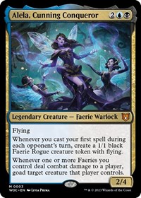Alela, Cunning Conqueror, Commander: Wilds of Eldraine