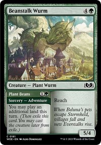 Beanstalk Wurm, Wilds of Eldraine