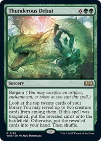 Thunderous Debut, Wilds of Eldraine