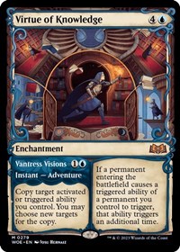 Virtue of Knowledge (Showcase), Wilds of Eldraine
