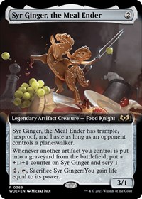 Syr Ginger, the Meal Ender (Extended Art), Wilds of Eldraine