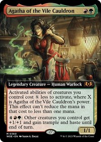 Agatha of the Vile Cauldron (Extended Art), Wilds of Eldraine
