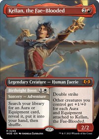 Kellan, the Fae-Blooded (Borderless), Wilds of Eldraine