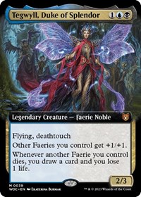 Tegwyll, Duke of Splendor (Extended Art), Commander: Wilds of Eldraine