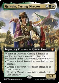 Gylwain, Casting Director (Extended Art), Commander: Wilds of Eldraine