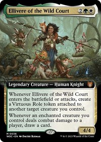 Ellivere of the Wild Court (Extended Art), Commander: Wilds of Eldraine