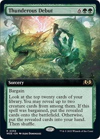 Thunderous Debut (Extended Art), Wilds of Eldraine