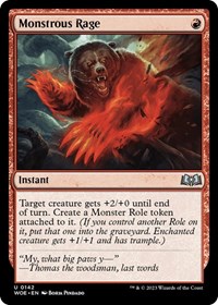 Monstrous Rage, Wilds of Eldraine
