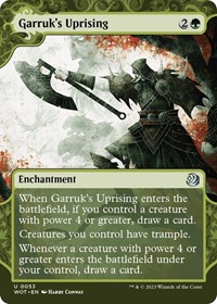 Garruk's Uprising, Wilds of Eldraine: Enchanting Tales