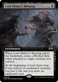 Lord Skitter's Blessing (Extended Art), Wilds of Eldraine