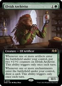 Elvish Archivist (Extended Art), Wilds of Eldraine