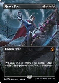 Grave Pact (Anime Borderless) (Confetti Foil), Wilds of Eldraine: Enchanting Tales