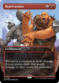 Repercussion (Anime Borderless) (Confetti Foil), Wilds of Eldraine: Enchanting Tales