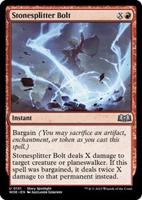 Stonesplitter Bolt, Wilds of Eldraine