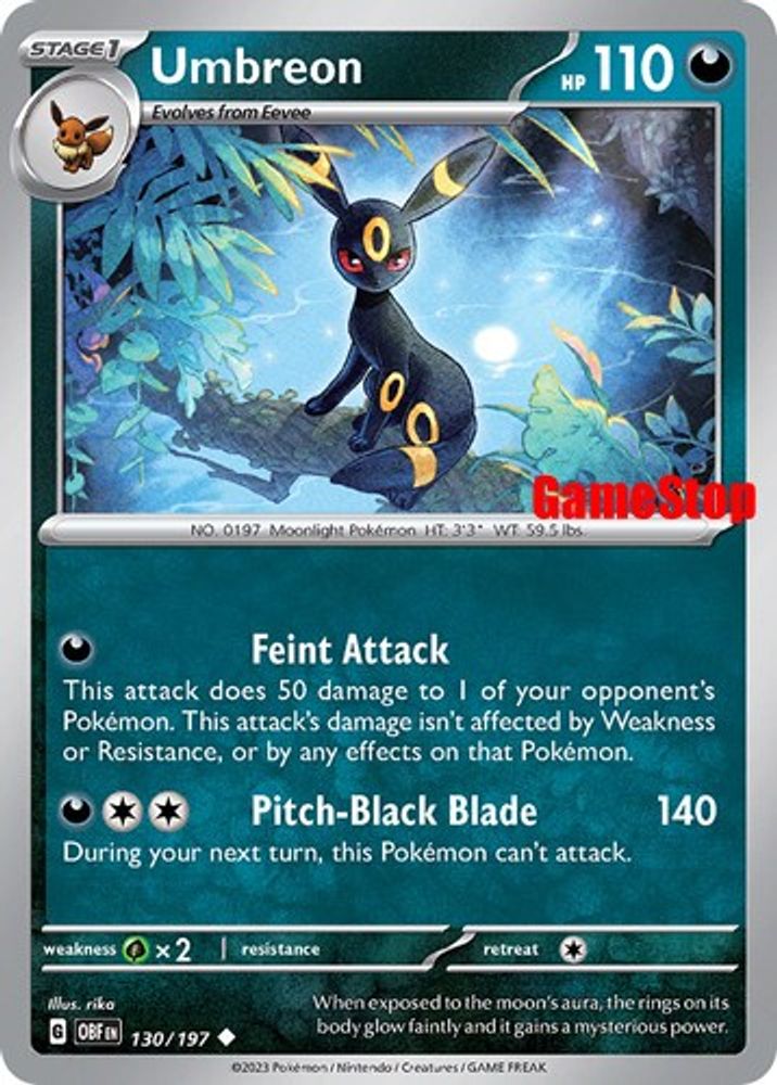 Umbreon - 130/197 (GameStop Exclusive)