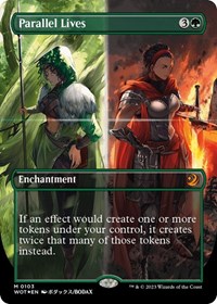Parallel Lives (Anime Borderless) (Confetti Foil), Wilds of Eldraine: Enchanting Tales