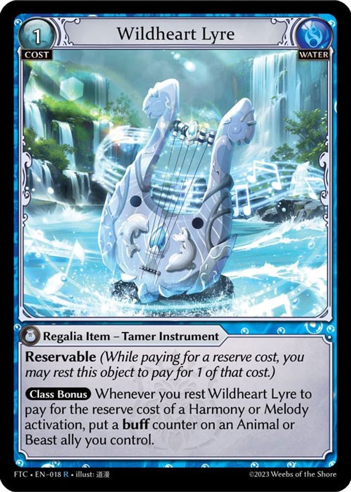Wildheart Lyre, Standard, front