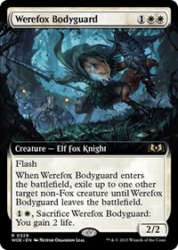 Werefox Bodyguard (Extended Art), Wilds of Eldraine