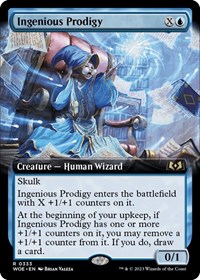 Ingenious Prodigy (Extended Art), Wilds of Eldraine