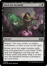 Back for Seconds, Wilds of Eldraine