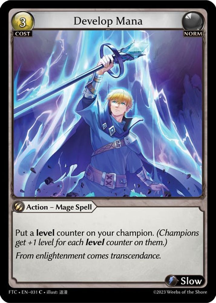 Develop Mana, Standard, front