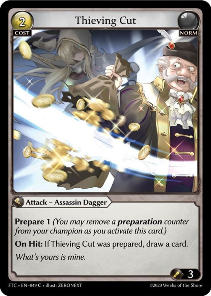 Thieving Cut, Standard, front