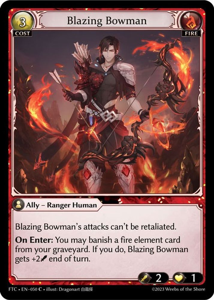 Blazing Bowman, Standard, front