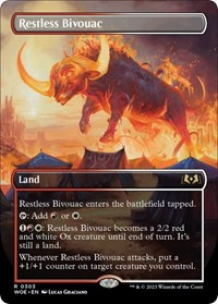 Restless Bivouac (Borderless), Wilds of Eldraine