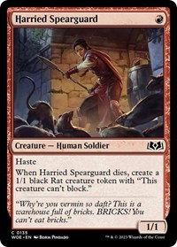 Harried Spearguard, Wilds of Eldraine