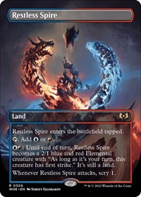 Restless Spire (Borderless), Wilds of Eldraine