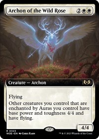 Archon of the Wild Rose (Extended Art), Wilds of Eldraine