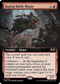 Raging Battle Mouse (Extended Art), Wilds of Eldraine
