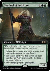 Sentinel of Lost Lore (Extended Art), Wilds of Eldraine
