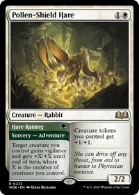 Pollen-Shield Hare, Wilds of Eldraine