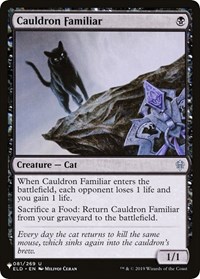 Cauldron Familiar, The List Reprints
