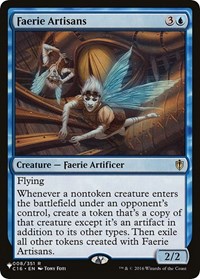 Faerie Artisans, The List Reprints