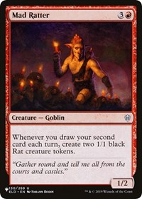 Mad Ratter, The List Reprints