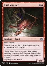 Rust Monster, The List Reprints