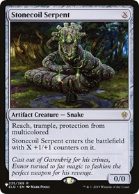 Stonecoil Serpent, The List Reprints