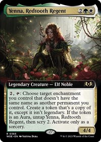 Yenna, Redtooth Regent (Extended Art), Wilds of Eldraine