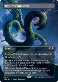 Restless Vinestalk (Borderless), Wilds of Eldraine