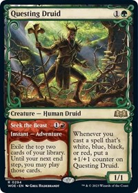 Questing Druid (Showcase), Wilds of Eldraine