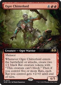 Ogre Chitterlord (Extended Art), Wilds of Eldraine