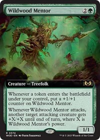 Wildwood Mentor (Extended Art), Wilds of Eldraine