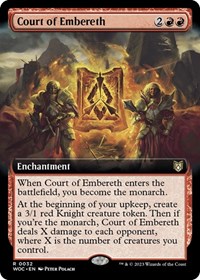 Court of Embereth (Extended Art), Commander: Wilds of Eldraine