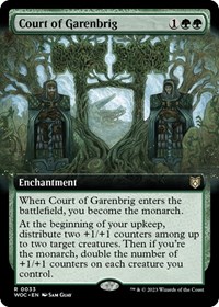 Court of Garenbrig (Extended Art), Commander: Wilds of Eldraine