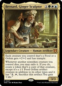Brenard, Ginger Sculptor, Commander: Wilds of Eldraine