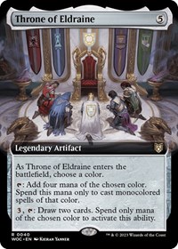 Throne of Eldraine (Extended Art), Commander: Wilds of Eldraine